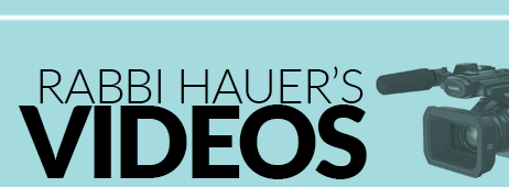 Rabbi Hauer Articles